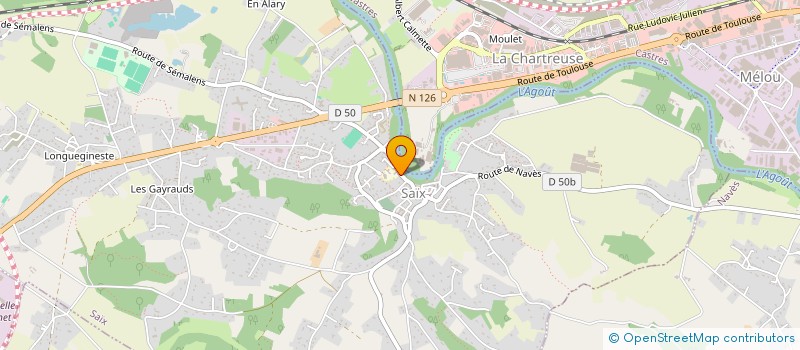 localisation de l'entreprise EURL CARPE DIEM  SAIX