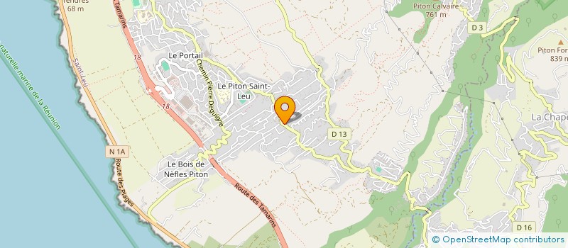 localisation de l'entreprise EURL CARPY TERRASSEMENT TRANSPORTS  SAINT-LEU