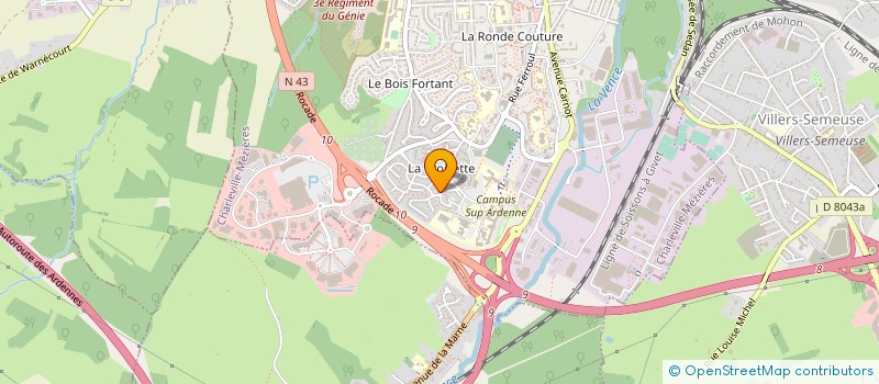 localisation de l'entreprise EURL CARRE SOLS à CHARLEVILLE-MEZIERES