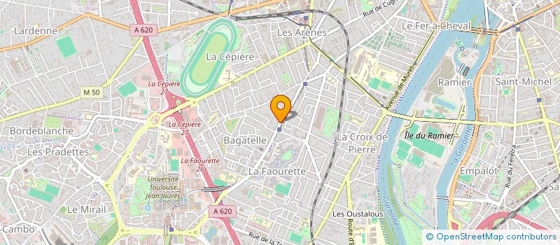 localisation de l'entreprise EURL CARROSSERIE ROLLY  TOULOUSE