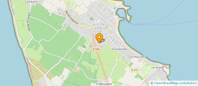 localisation de l'entreprise EURL CARRU PHILIPPE  SAINT-DENIS-D'OLERON