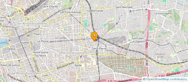localisation de l'entreprise EURL CASABIANCA TRANSPORT à MARSEILLE