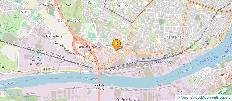 localisation de l'entreprise EURL CASPIENNE à NANTES