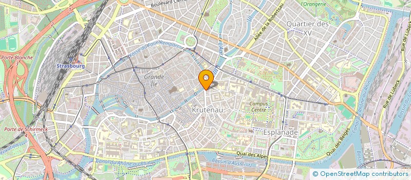 localisation de l'entreprise EURL CASPIENNE  STRASBOURG