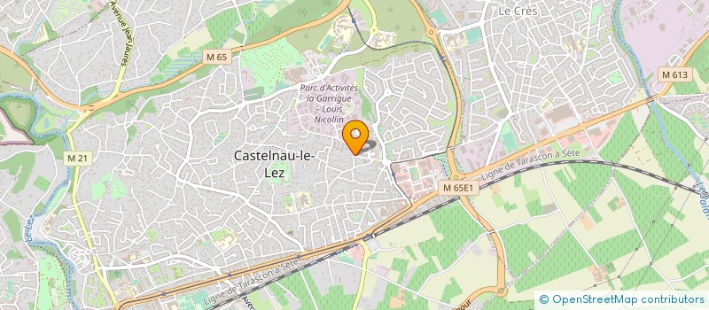 localisation de l'entreprise EURL CASTEL RADIA à CASTELNAU-LE-LEZ