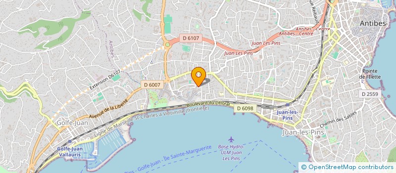 localisation de l'entreprise EURL CASTOR à ANTIBES