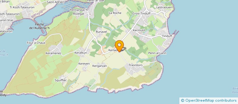 localisation de l'entreprise EURL CASTREC GUY  PLOUGASTEL-DAOULAS