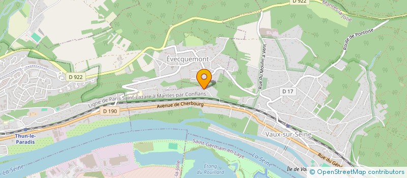 localisation de l'entreprise EURL.CASTRO RUI  VERNOUILLET