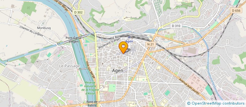 localisation de l'entreprise EURL CASUAL  AGEN