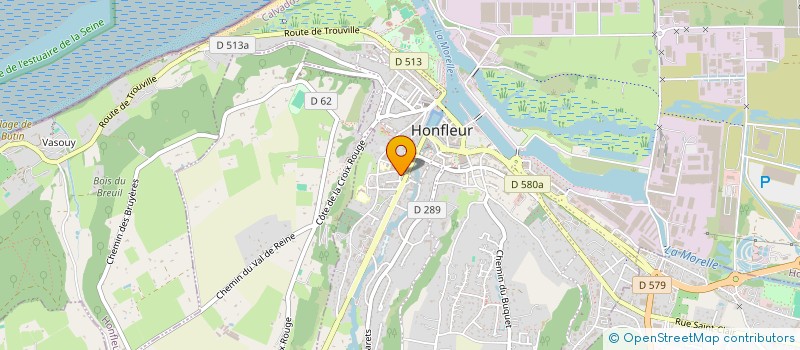 localisation de l'entreprise EURL CATHERINE à HONFLEUR