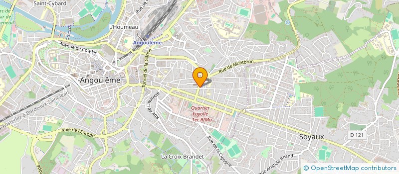 localisation de l'entreprise EURL CATHY à ANGOULEME