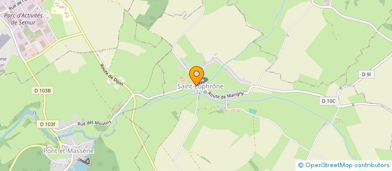 localisation de l'entreprise EURL CATHY MINI  SEMUR-EN-AUXOIS