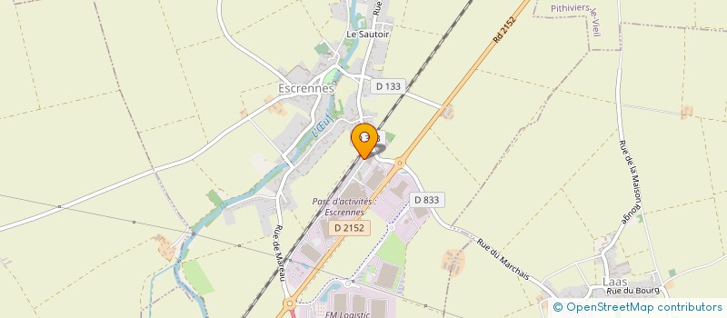 localisation de l'entreprise EURL CATIER à ESCRENNES