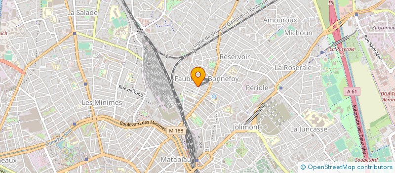 localisation de l'entreprise EURL CAUJOLLE CONSTRUCTION à TOULOUSE