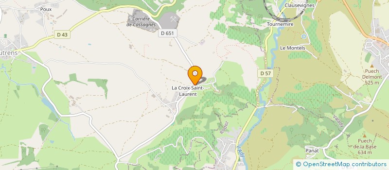 localisation de l'entreprise EURL CAUSSE JEAN-MICHEL à GOUTRENS