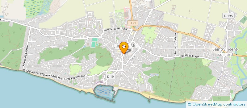 localisation de l'entreprise EURL CAVE DES CHOUANS à JARD-SUR-MER