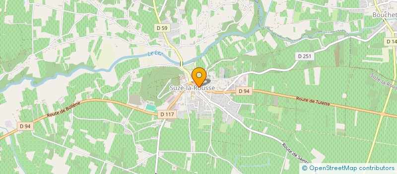 localisation de l'entreprise EURL CAVEAU LA SUZIENNE  SUZE-LA-ROUSSE