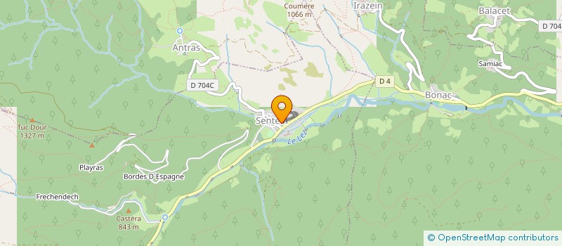 localisation de l'entreprise EURL CAZALE  ILLARTEIN
