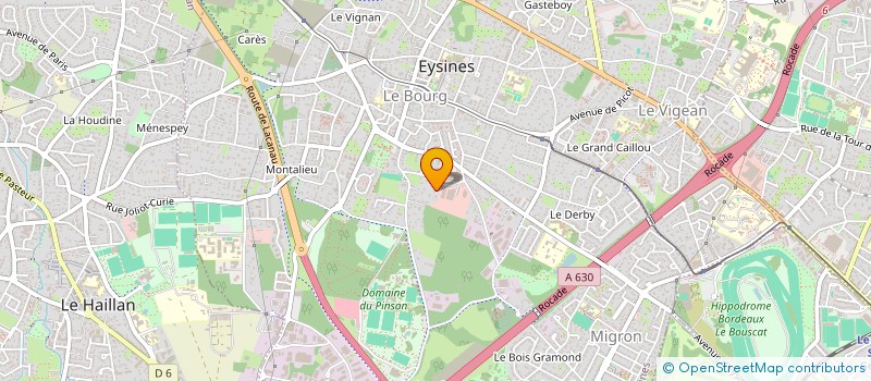 localisation de l'entreprise EURL CAZEAUX THIERRY à EYSINES