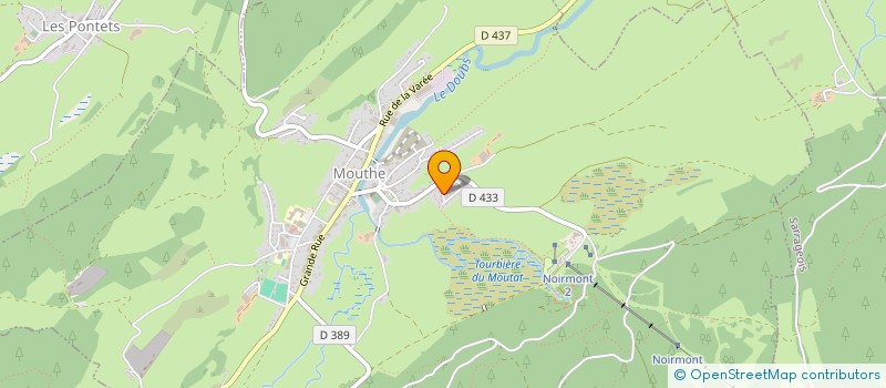 localisation de l'entreprise EURL CB  MOUTHE