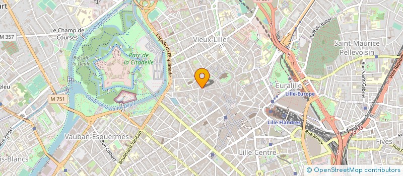 localisation de l'entreprise EURL CC1CARLIER  LILLE