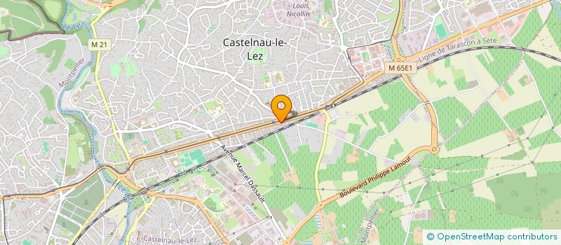 localisation de l'entreprise EURL CD CLEANSUD à CASTELNAU-LE-LEZ
