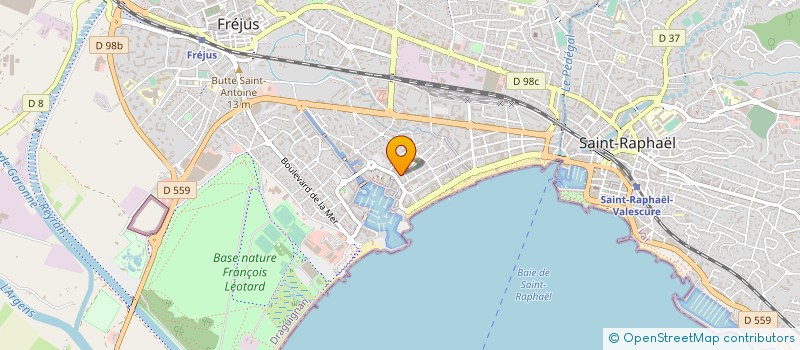 localisation de l'entreprise EURL CDA CENTRE DEPARTEMENTAL D'ASSECHEMENT à FREJUS