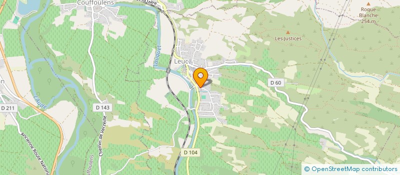 localisation de l'entreprise EURL CDI  LEUC