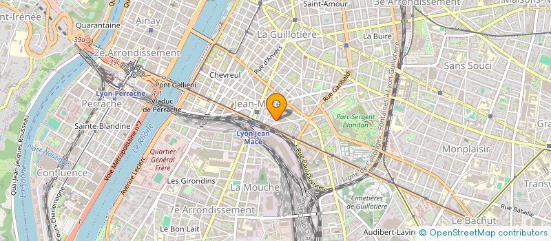 localisation de l'entreprise EURL CE.DEX  LYON