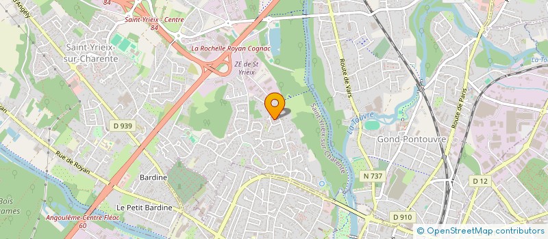 localisation de l'entreprise EURL CE VENAT à SAINT-YRIEIX-SUR-CHARENTE