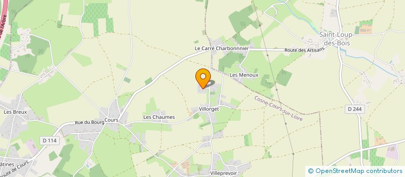 localisation de l'entreprise EURL CEDRIC DURAND à COSNE-COURS-SUR-LOIRE
