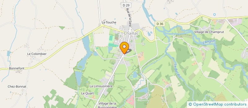 localisation de l'entreprise EURL CEGI à CHAILLAC