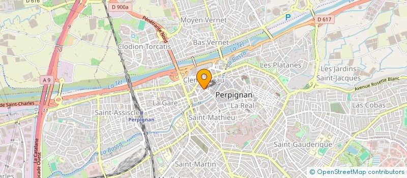 localisation de l'entreprise EURL CEILLES JEAN LOUIS  PERPIGNAN