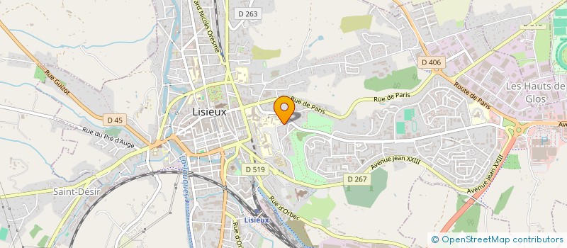 localisation de l'entreprise EURL CELIMAR à LISIEUX