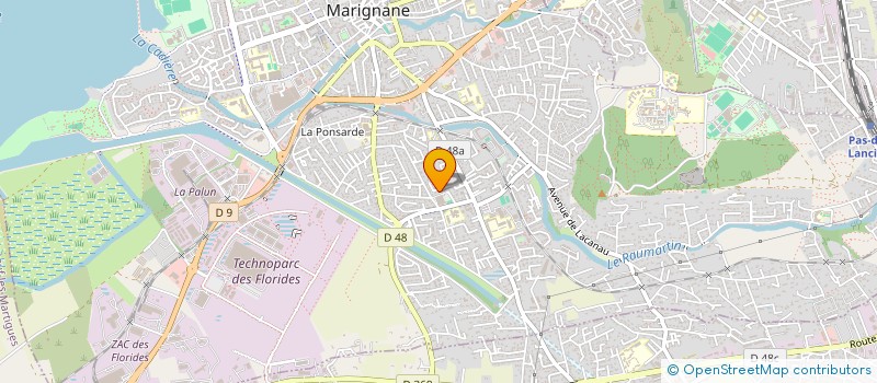 localisation de l'entreprise EURL CELKAUD  MARIGNANE