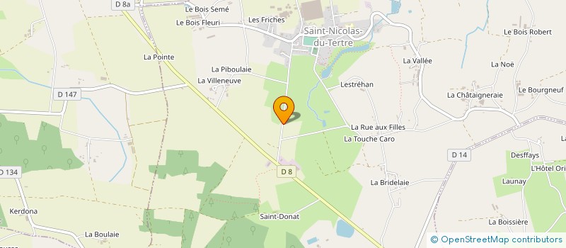 localisation de l'entreprise EURL CELTIC ISOLATION CLOISONS SECHES à SAINT-NICOLAS-DU-TERTRE