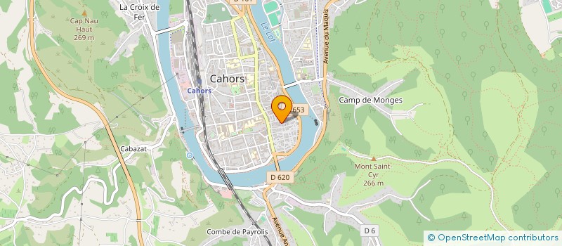 localisation de l'entreprise EURL CENT-NEUF  CAHORS