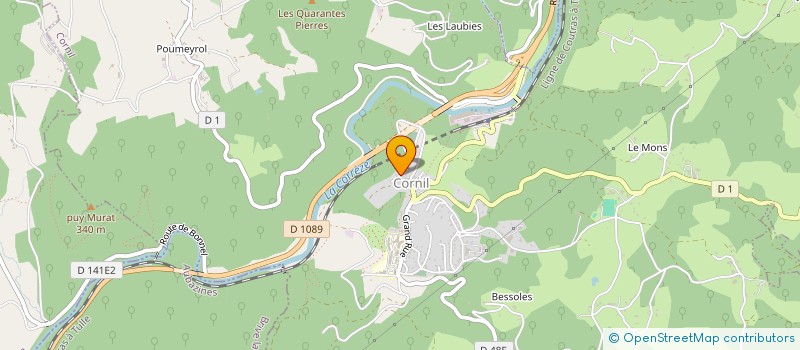 localisation de l'entreprise EURL CENTRE D'ANALYSE ET D'APPUI POUR UN DEVELOPPEMENT ECONOMIQUE ET SOCIAL SOUTENABLE  CORNIL