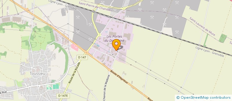 localisation de l'entreprise EURL CERAM ET BAINS  SAINT-PIERRE-DE-CHANDIEU