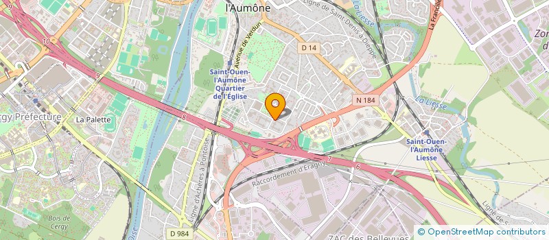 localisation de l'entreprise EURL CESLESTY à SAINT-OUEN-L'AUMONE