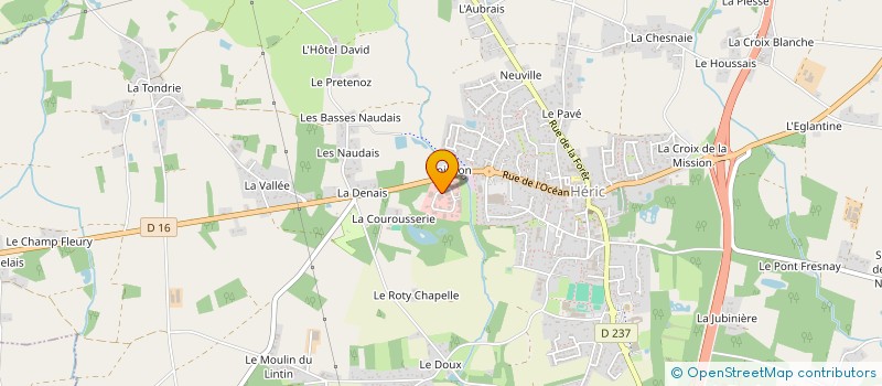 localisation de l'entreprise EURL CFC  HERIC