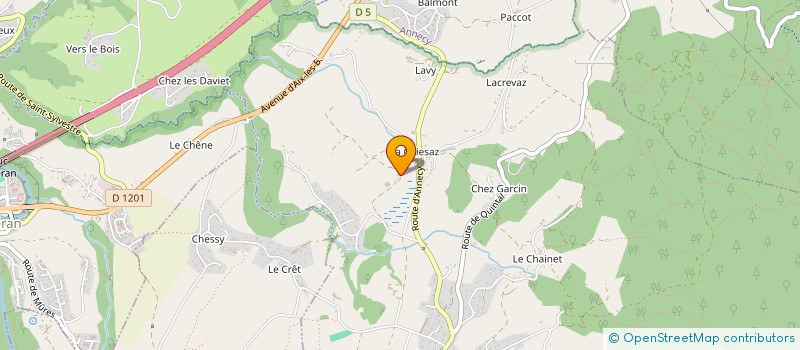 localisation de l'entreprise EURL CFCCHAPES FAIENCES CARRELAGES  VIUZ-LA-CHIESAZ