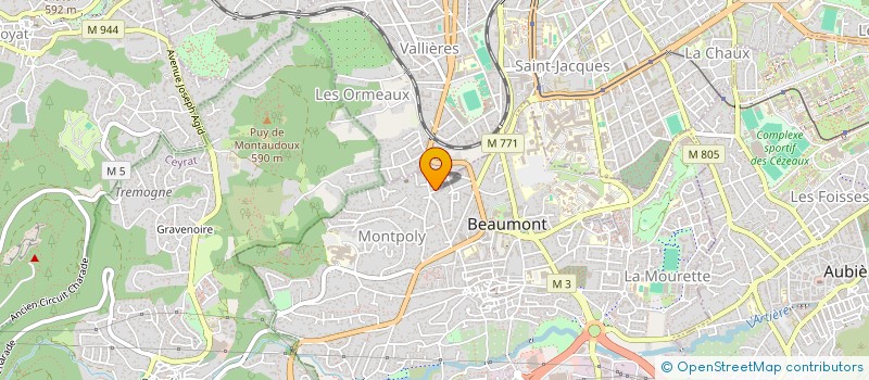 localisation de l'entreprise EURL CGM à BEAUMONT