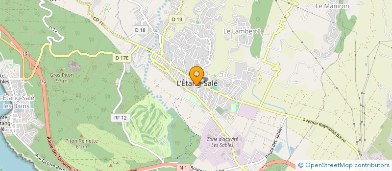 localisation de l'entreprise EURL CH à L'ETANG-SALE