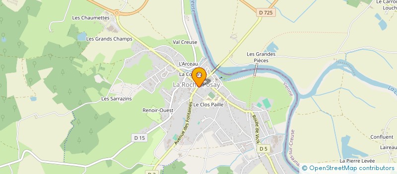 localisation de l'entreprise EURL CHAIMA à LA ROCHE-POSAY