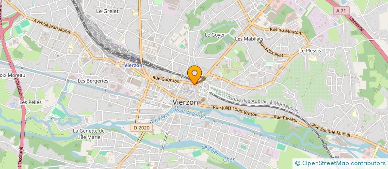 localisation de l'entreprise EURL CHALMIN  VIERZON