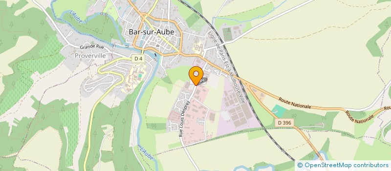 localisation de l'entreprise EURL CHAMPAGNE CLAUDE MARILLIER  ROUVRES-LES-VIGNES