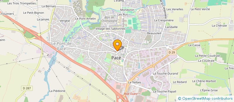 localisation de l'entreprise EURL CHANCE à PACE