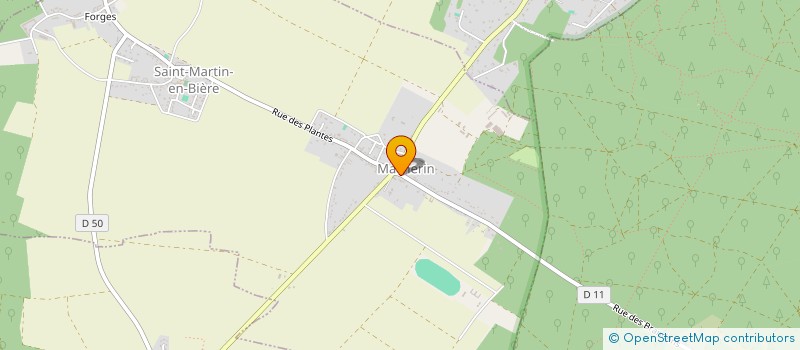 localisation de l'entreprise EURL CHANTELOUP  SAINT-MARTIN-EN-BIERE