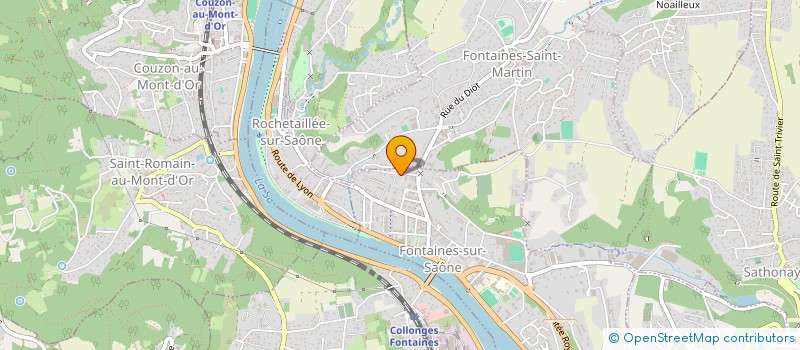 localisation de l'entreprise EURL CHANVILLARD B.E  FONTAINES-SUR-SAONE